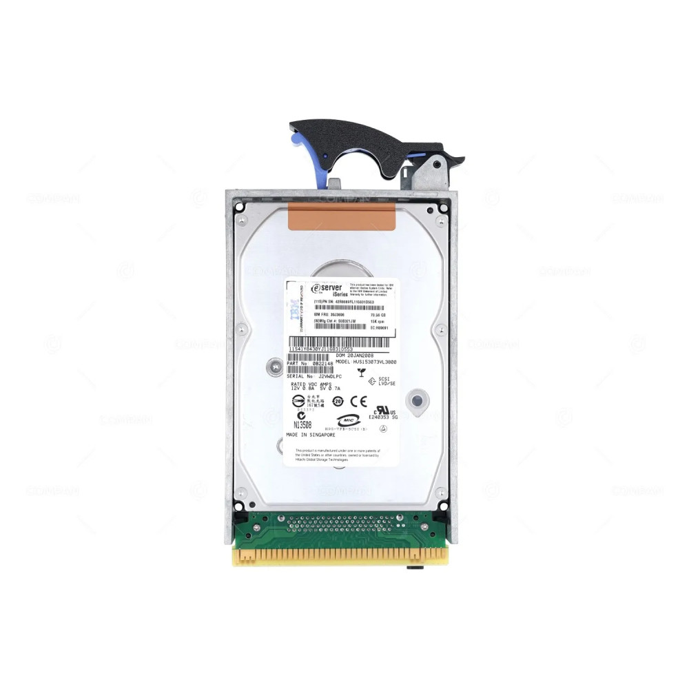 39J3696 IBM HDD 70GB 15K SCSI U320 3.5" LFF HOT-SWAP FOR IBM ESERVER